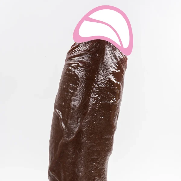 Realistic Long dildo Black Anal Plug with Suction Cup Big Penis Butt Plug Long Dick Sex Toys for Women men Phallus Anal Dilator - Image 6