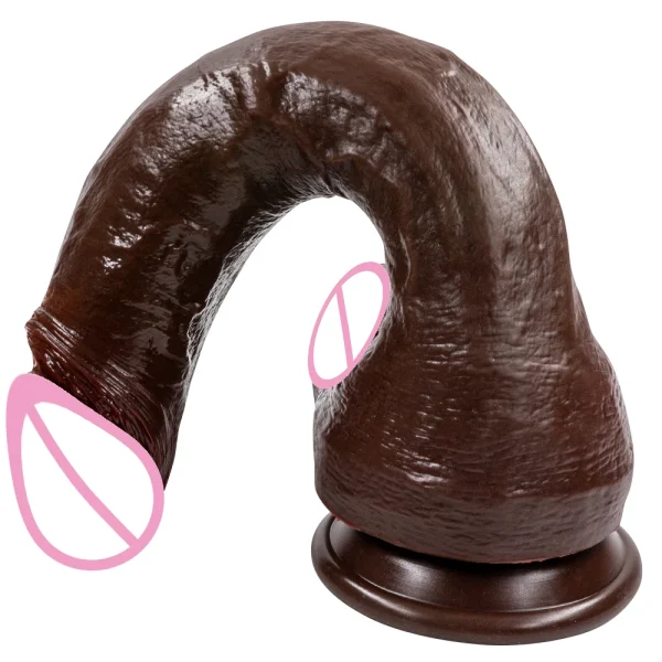 Realistic Long dildo Black Anal Plug with Suction Cup Big Penis Butt Plug Long Dick Sex Toys for Women men Phallus Anal Dilator - Image 4