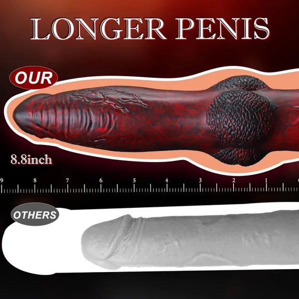 Thrusting Monster Anal Dildo Vibrator - Huge Anal Penis Big Knot G Spot Adult Sex Toys for Vagina Anal Orgasm - Image 3