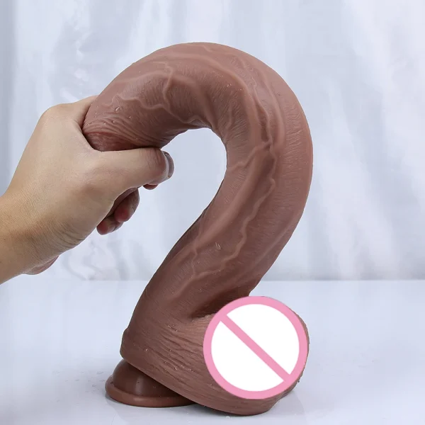 11inch Super Long Dildo Huge Penis Soft Silicone Big Suction Cup Anal Sex Toys For Woman Strapon Black Dildo - Image 4