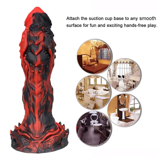 Dragon Alien Dildo Animal Monster Penis Liquid Silicone Female Masturbator Sex Toys Adult Erotic Products - Image 6