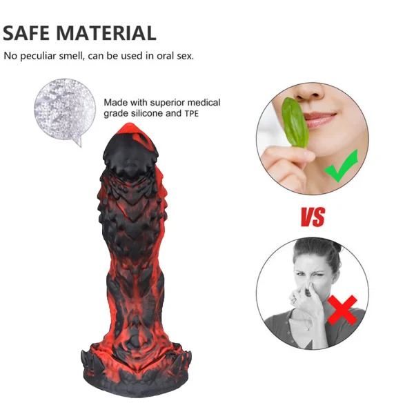 Dragon Alien Dildo Animal Monster Penis Liquid Silicone Female Masturbator Sex Toys Adult Erotic Products - Image 5
