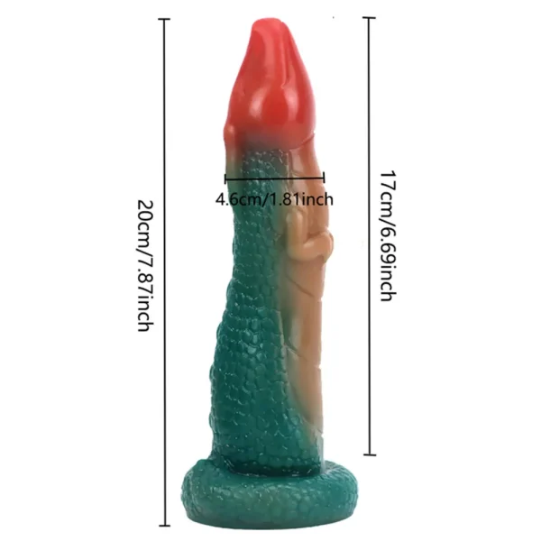 Colorful Fake Penis Realistic Animal Dildo - Monster Dildo Lesbian Sex Toy for Women - Image 2