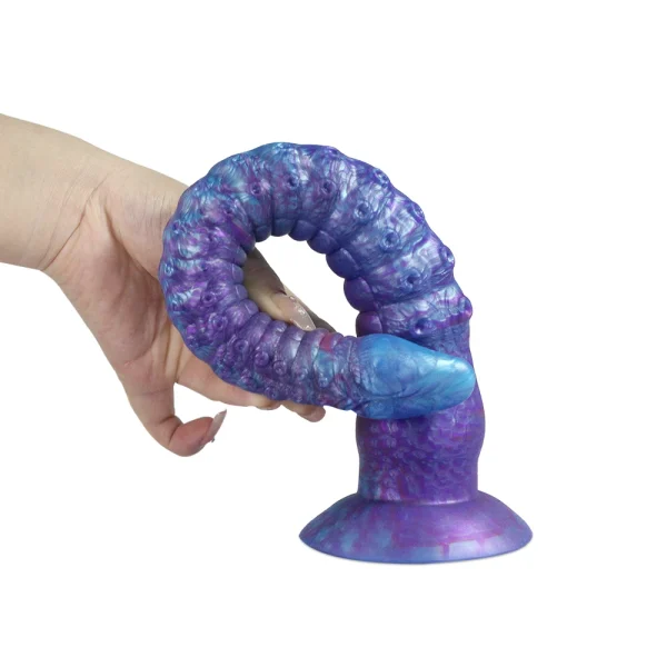 Extra Long Giant Tentacle Dildo - Monster Penis Suction Cup Horse Dildo Soft Anal Plug G-spot Stimulation Adult Sex Toys - Image 3