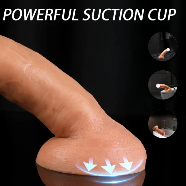 Huge Realistic Dildos Anal Butt Plug - Soft Silicone Penis Suction Cup Strapon Sex Toys for Women - Image 5