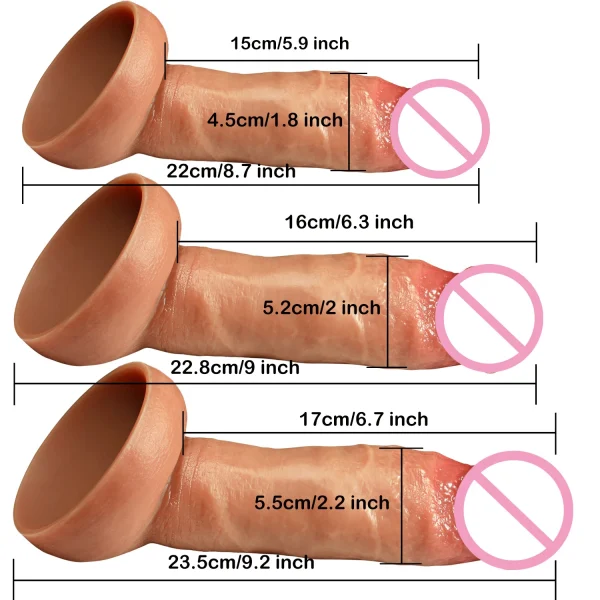 Huge Realistic Dildos Anal Butt Plug - Soft Silicone Penis Suction Cup Strapon Sex Toys for Women - Image 6