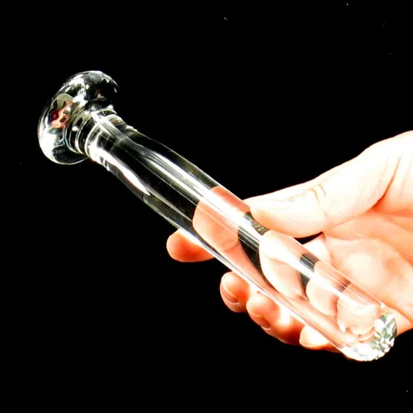 Glass Dildo Anal Butt Plug Sex Toys for Women - Crystal Erotic Adult Vaginal Masturbator Sexshop - Image 3