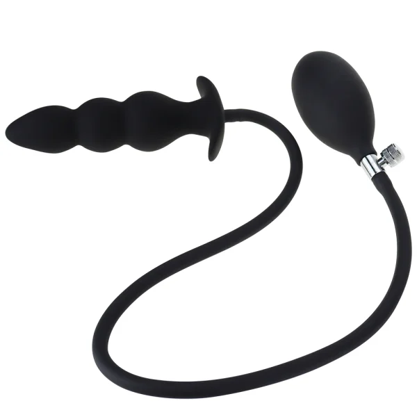 Inflatable Dildo Anal Plug Sex Toys for Men Women - Expandable Butt Plug Pump Anal Dilator Adult Product - Image 6