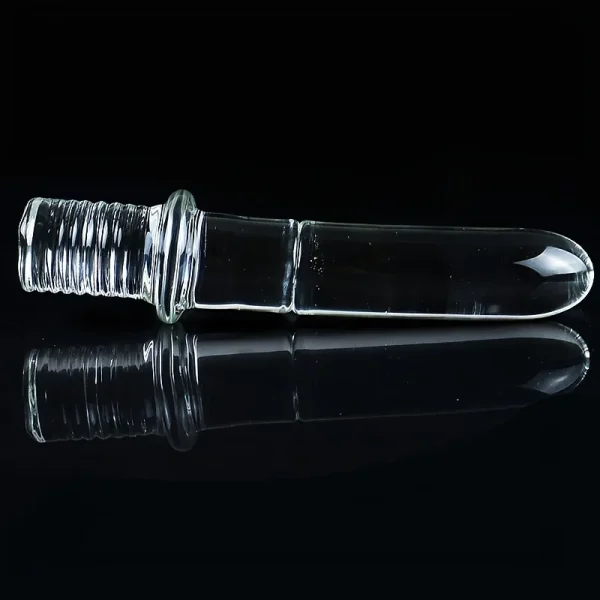 Crystal Glass Dildo Anal Butt Plug -  G- Spot Beads Sex Toys for Beginner - Image 5