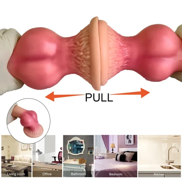 Realistic Huge Dog Dildo Anal Knot Penis Adult Toys for Men Women - Suction Cup Monster Animal Sex Toy Shop - Image 4
