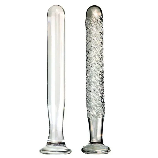 Glass Dildo Anal Butt Plug Sex Toys for Women - Crystal Erotic Adult Vaginal Masturbator Sexshop - Image 4