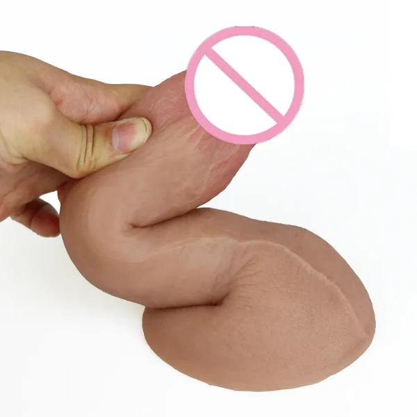 Silicone Realistic Dildo Suction Cup Anal Butt Plug - Big Strapon Penis Adults Sex Toys for Women Female Masturbator - Image 6