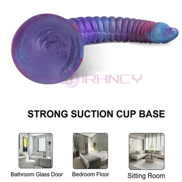 Luminous Tentacle Anal Dildo Butt Plug - Silicone Suction Cup Big Giant Prostate Massage Anal Sex Toys - Image 6