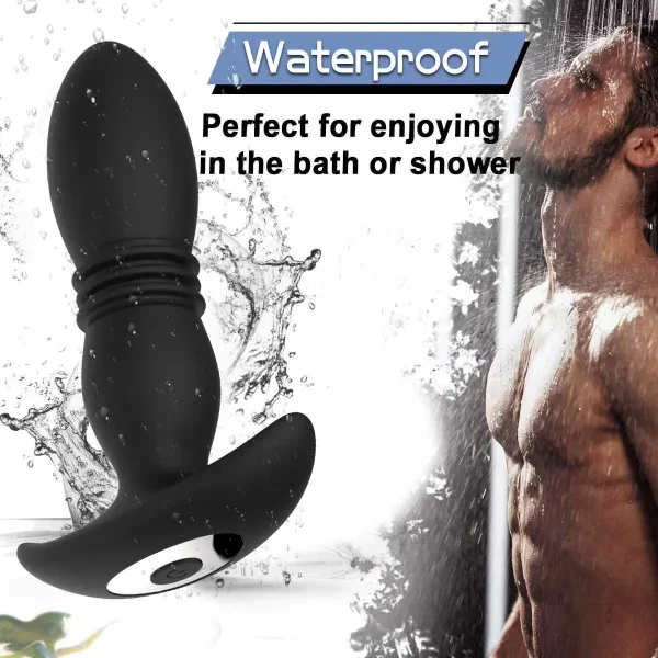 Remote Control Vibrating Butt Plug Anal Vibrator - Wireless Dildo Thrusting Prostate Massager Sex Toys for Women - Image 2