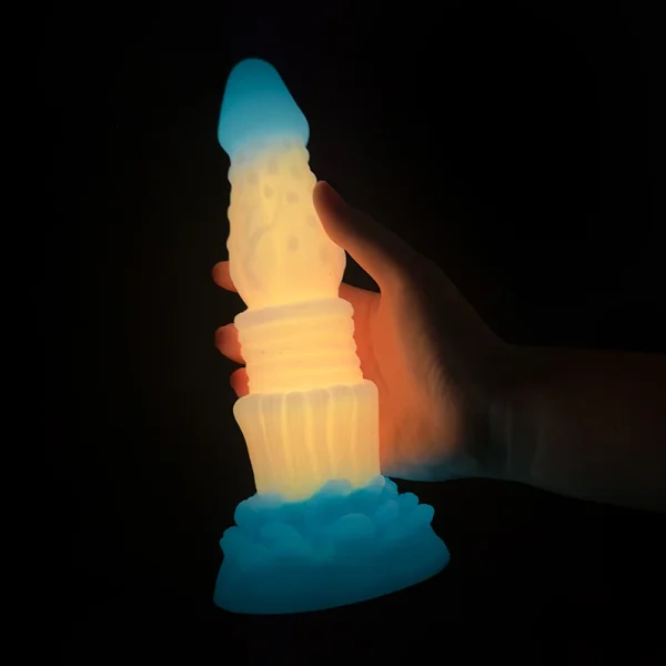 Luminous Anal Dildo Sex Toys - Glowing Dragon Monster Butt Plug Suction Cup for Women Men Sexshop - Image 5