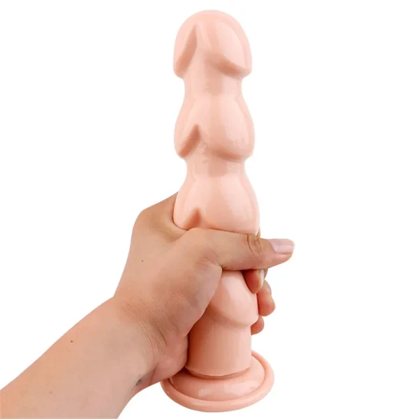 Black Anal Dildo Butt Plug - Strong Suction Beads Sex Toys for Women Men Prostate Massager - Image 6