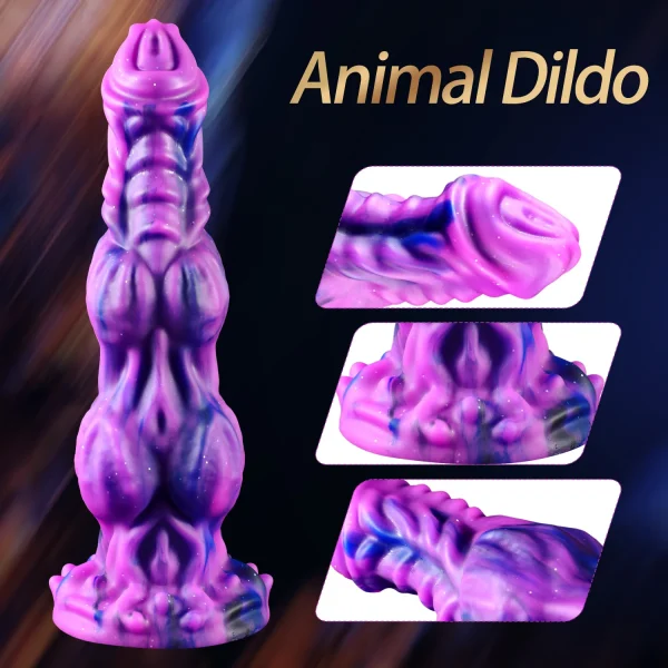 9 inch Monster Dragon Dildo Buttplug Sex Toys for Men Women- Fantasy Alien Vagina Pronstate Masasger - Image 3