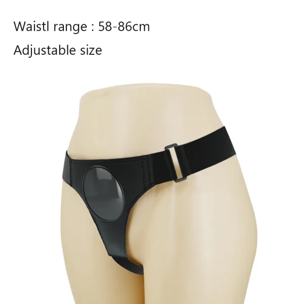 Strap On Black Anal Dildo Sex Toy for Women Lesbian Couples - Big Penis Harness Pants Strapon Dildos - Image 4