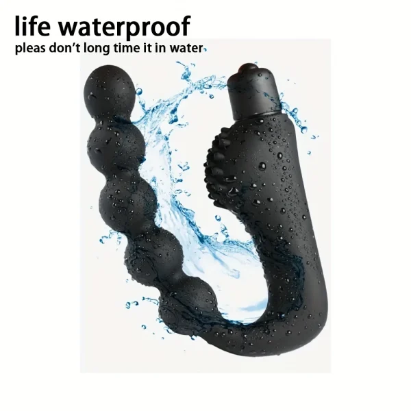 Vibrating Anal Beads Butt Plug Sex Toys for Men Women -  Bullet Anal Dildo Prostate Massager Sexshop - Image 5