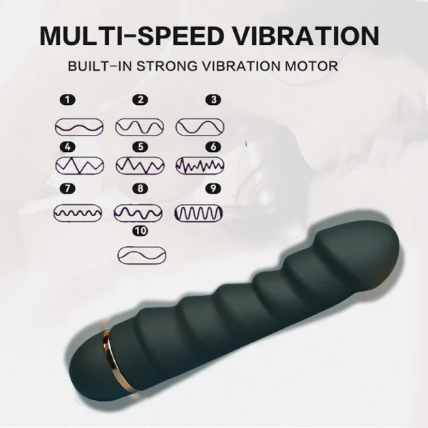 Vibrating Dildo G Spot Vibrator - Vagina Prostate Massager AV Wand Clitoris Masturbator Sex Toys for Women - Image 2