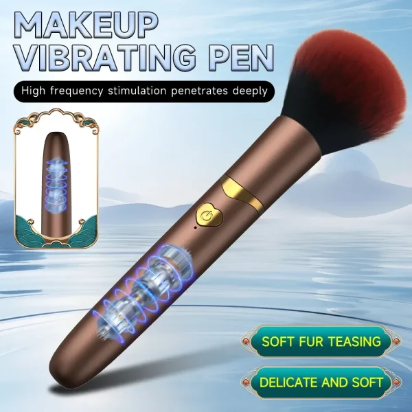 Make-up Brush Bullet Vibrator Sex Toy for Women - Magic Wand Clitoral stimulator Adult Sex Toys - Image 2