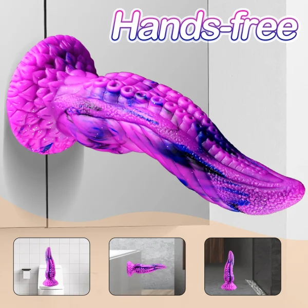Monster Dragon Anal Dildo Butt Plug Suction Cup Silicone Tentacle  Sex Toy for Vaginal Anal Play - Image 5