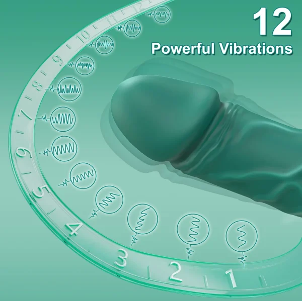 Powerful Dildo Vibrator Sex Toy for Women - G Spot Clitoris Stimulator With LED Display Vagina Massager - Image 4