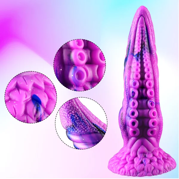 Monster Dragon Anal Dildo Butt Plug Suction Cup Silicone Tentacle  Sex Toy for Vaginal Anal Play - Image 3