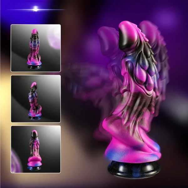 Dragon Dildo Anal Butt Plug Suction Cup Sex Toy for Women - Monster Penis Adult Female Vagina Stimulator - Image 4