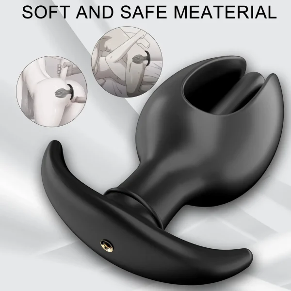 Inflatable Anal Plug Prostate Massager - Flower Shape Removable Buttplug Expander Sex Toys for Unisex Gay Sex Game - Image 5
