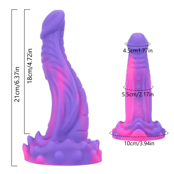 Fantasy Monster Dragon Dildo Butt Plug - Strong Suction Cup Dildo Prostate Massager Anal Sex Toys for Women - Image 5