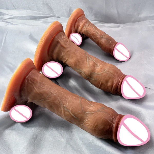 Realistic Thick Huge Anal Dildo Adults Sex Toy for Women - Suction Cup Big Penis Vaginal Masturbator - Image 2