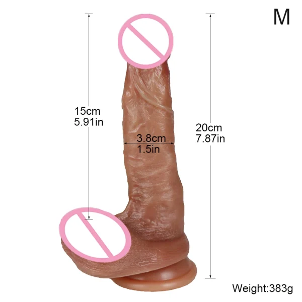 Realistic Dildo Silicone Big Suction Cup Anal Sex Toys for Women - Strapon Lesbian Vagina Orgasm Masturbation - Image 5