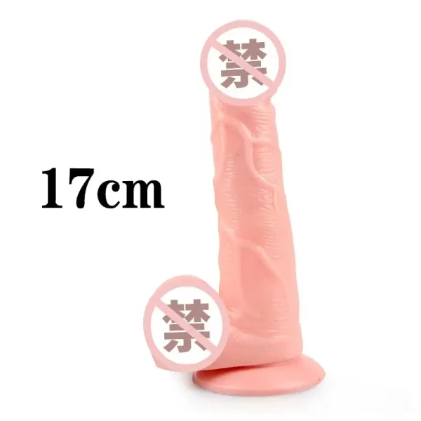 Realistic Flesh Dildo Anal Butt Plug Suction Cup Sex Toy for Women Sex Toy Masturbation Adult Shop - Image 2