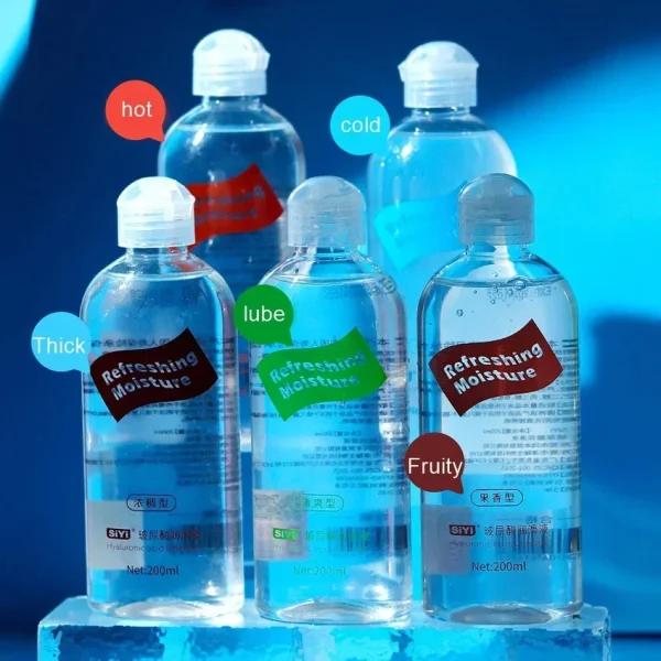 200ml Water Based Lubrication - Gel Heat And Cold Intimate liquid Silicone Lube - Image 3