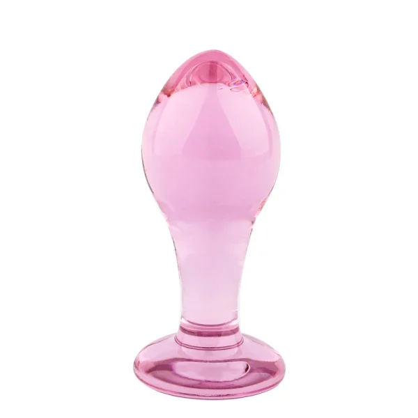 Crystal Glass Pink Anal Plug for Women Sex Toy - Penis Anus Dilator Adult Masturbation Adult Gay Sex Shop - Image 5