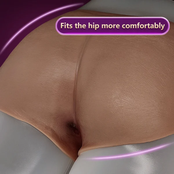 Strap-on Ebony Dildo Underwear Sex Toys for Lesbian Women Couples - Realistic Silicone Penis Strapon Pants - Image 4