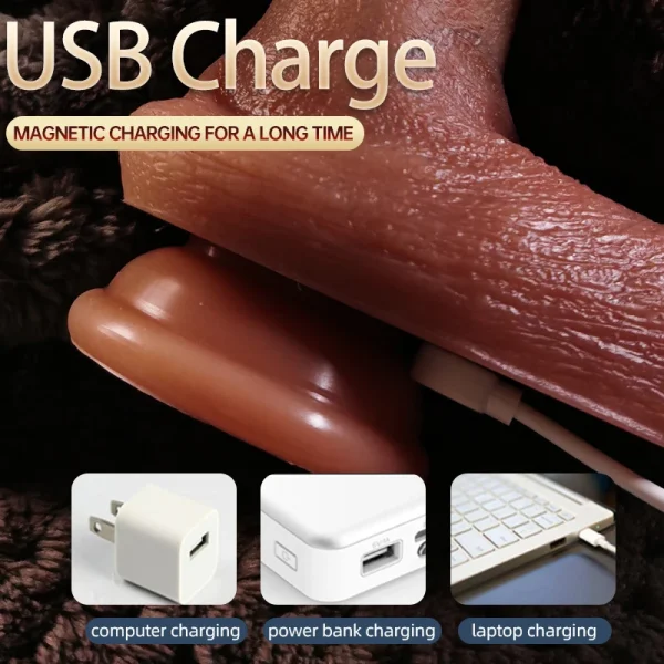 Realistic Big Anal Dildo Sex Toy for Women - App Controlled Vibrating Dildos with Stimulation Vibrating Dildo Masturbation - Image 4