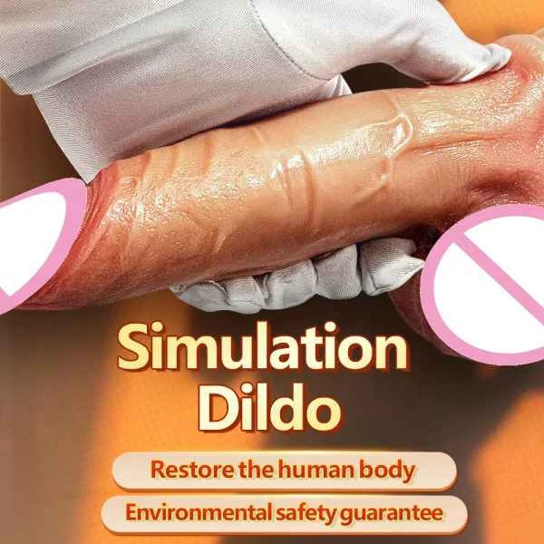 Strapon Realistic Huge Dildo Penis Masturbator -  Big Silicone Dick Suction Cup Erotic Adult Sex Toys for Woman - Image 2