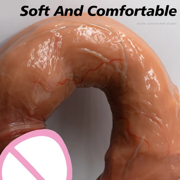 11 inch Huge Anal Dildo Butt Plug - Realistic Big Suction Cup Silicone Sex Toy for Women Lesbian - Image 4