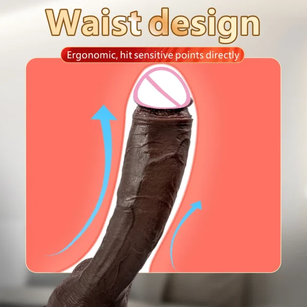 Long Black Dildo Anal Butt Plug Prostate Massager - Silicone Huge Realistic Penis Lesbian Strapon Sex Toys for Women - Image 6