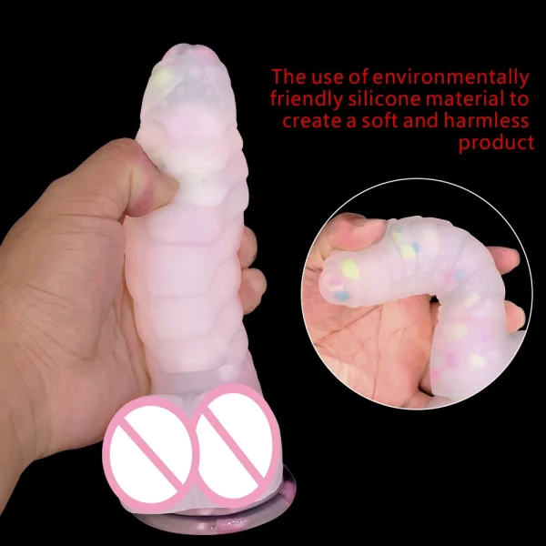 Jelly Realistic Dildo Anal Sex Toy for Women - Strong Suction Cup Female Masturbation Adult Shop - Image 5