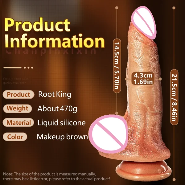 Strapon Realistic Huge Dildo Penis Masturbator -  Big Silicone Dick Suction Cup Erotic Adult Sex Toys for Woman - Image 5