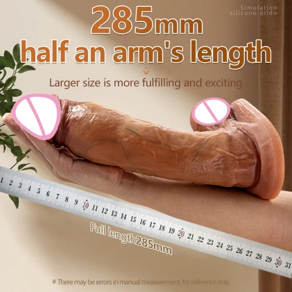Huge Realistic Dildo Anal Sex Toy - Silicone Suction Cup Women Vaginal Masturbation Tools - Image 5