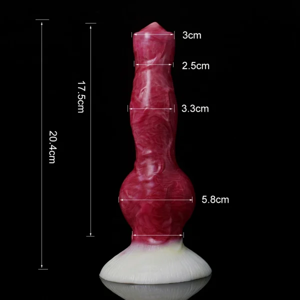 Ejaculating Dog Knotted Dildo - Fantasy Monster Dildos Sucker Spray Liquid Squirting Sex Toys for Women Men - Image 2