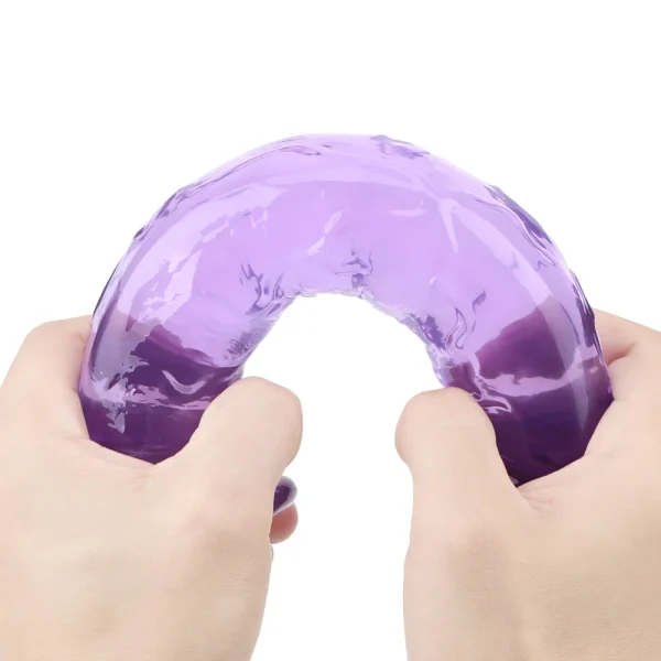 JellyRealistic Dildos Anal Butt Plug - Erotic Soft Colored Dildo Sex Toys for Woman - Image 2