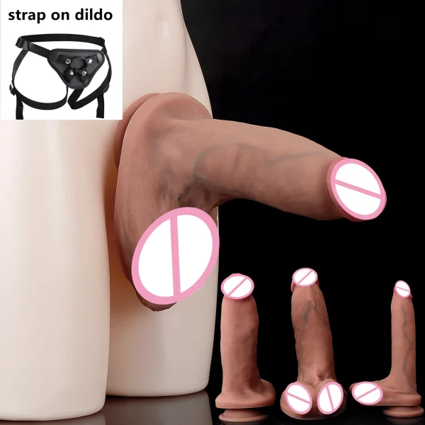 Huge Realistic Dildo Silicone Butt Plug - Big Suction Cup Vagina Masturbation Sex Toy for Women Masturbation - Image 3