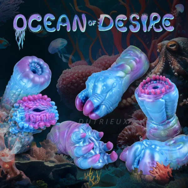 Monster Silicone Vaginal Male Masturbator - Fantasy Erotic Pocket Pussy Doll Male Sex Toy - Image 6