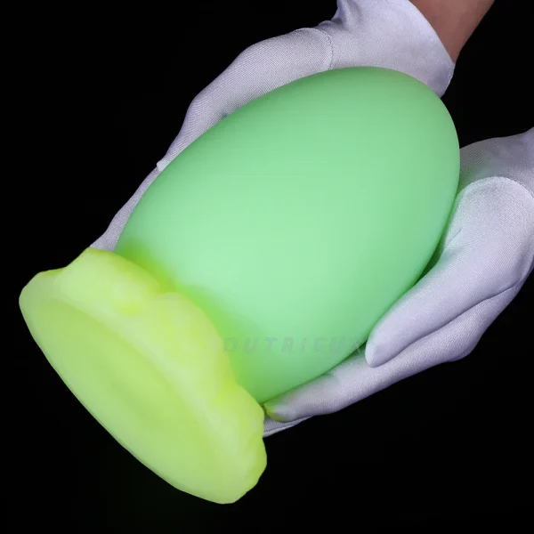 Night Glowing Dragon Egg Butt Plug - Fantasy Silicone Monster Anal Dildo Prostate Massage Anal Dilator Adult Toy - Image 3