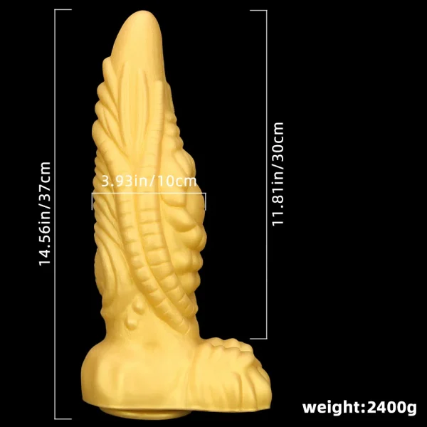 Huge Dragon Dildo Silicone Big Butt Plug - Fantasy Anal Dilator Prostate Massager - Image 6